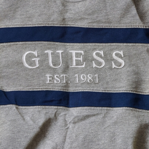 Guess Crewneck Front Logo Sweater - Picture 2 of 7